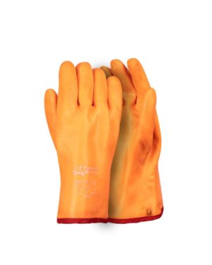 Pioneer Orange Freezer Glove 30Cm Open Cuff High Visibility