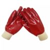 Pioneer Red Pvc Knit Wrist Std Glove Red Std EN388