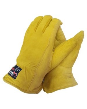 Pioneer Touch Deer Split Leather Glove With Themal Lining Size L or Size XL