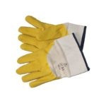Yellow Comarex Fully Dipped Safety Cuff Extra Heavy Crinkle
