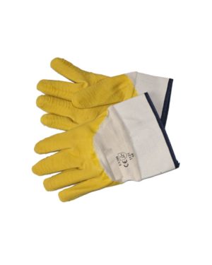 Yellow Comarex Fully Dipped Safety Cuff Extra Heavy Crinkle