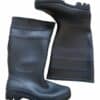 Generic BG Gumboot Soft Toe PVC Black UK4‑13
