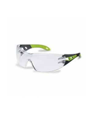 Pheos Black/Lime Frame + Lens Pc Clear Uvex Supravision Excellence