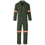Acid Resistant Polycotton Conti Suit – Reflective Arm & Legs – Orange Tape