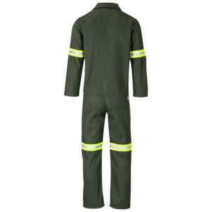 Acid Resistant Polycotton Conti Suit – Reflective Arm and Legs – Yellow Tape
