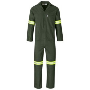 Acid Resistant Polycotton Conti Suit – Reflective Arm and Legs – Yellow Tape