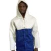 PC513 Chemical Waterproof Loading Cape White PVC S‑3XL EN14605