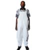 Chemical Resistant Bib & Braces Trousers PVC 400g White S‑3XL