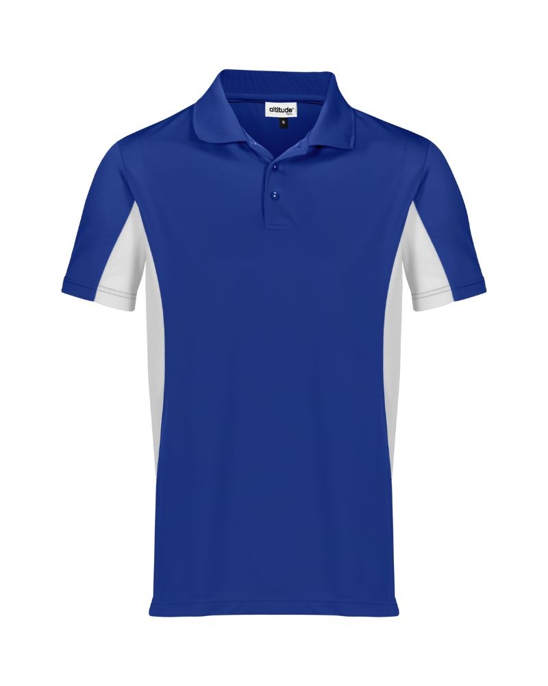 Shirt short sleeve man Championship VII white royal blue