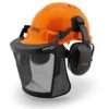 STIHL Function Basic Helmet Set Vent Visor Orange Adjustable EN352/397/1731