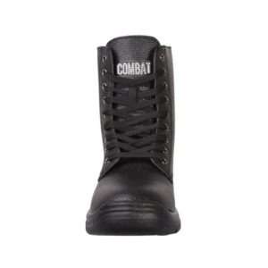 Combat Boot, Leather, Black, Stc