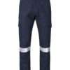 Supervisor Premium Cargo Reflective Pants 240GSM Cotton Navy UK28‑52 SABS
