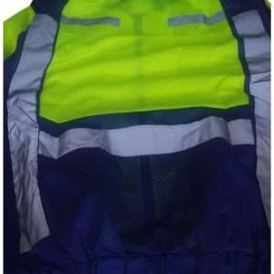 Metro Reflective Jacket with Detachable Sleeve – Lime and Navy