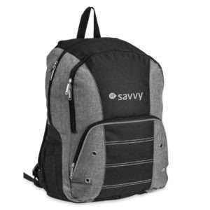 Saturn Laptop Backpack- Grey