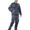Dromex Airforce Blue Utility Jacket Flame Acid S–4XL EN ISO 14116/6530