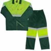 Bottle Green and H-Viz Green Two Tone Conti Suit
