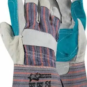 Pioneer Candy Stripe Rigger Superior Gloves Patch Palm Green
