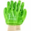 Pioneer Hi-Vis Green Medium Weight Pvc Glove Knit Wrist