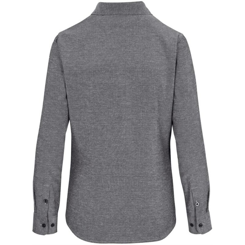 Ladies Long Sleeve Oxford Shirt - Image 2