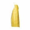 Tychem® 2000 C Apron - Shin length. Neck and waist ties. Yellow.