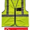 Pioneer V042 Safety Vest Flame Retardant Anti‑Static Lime