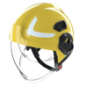 PAB Fire Compact Standard Helmet comes standard with visor and neck protection