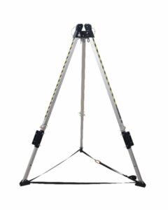 Tripod Double Pulley with Wheel (10ft)