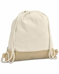 Okiyo Bijin Jute & Cotton Drawstring Bag