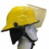 Industrial Fire Fighting Helmet Non-NFPA Yellow Red