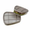 6059 ABEK1 Gas & Vapour Filter ABEK1 Brown Grey Yellow Green CE EN14387 - no mask, filter only, compatible with 3M respirator