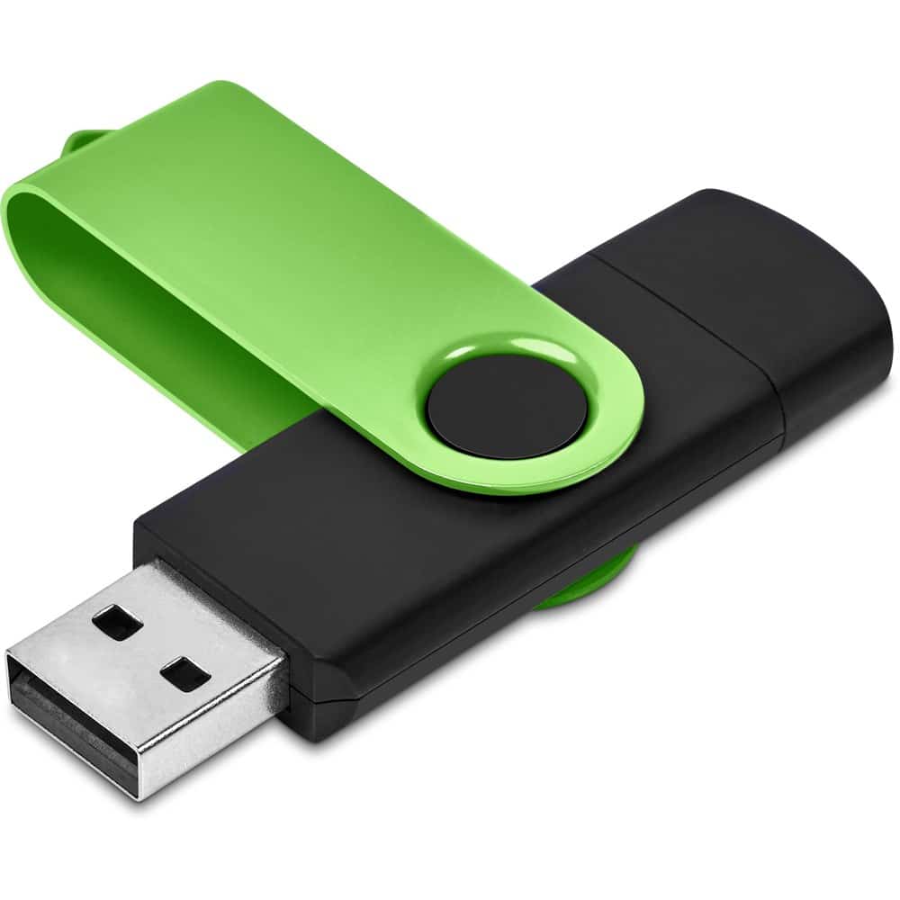 Shuffle Gyro Black Flash Drive – 8GB - Image 3