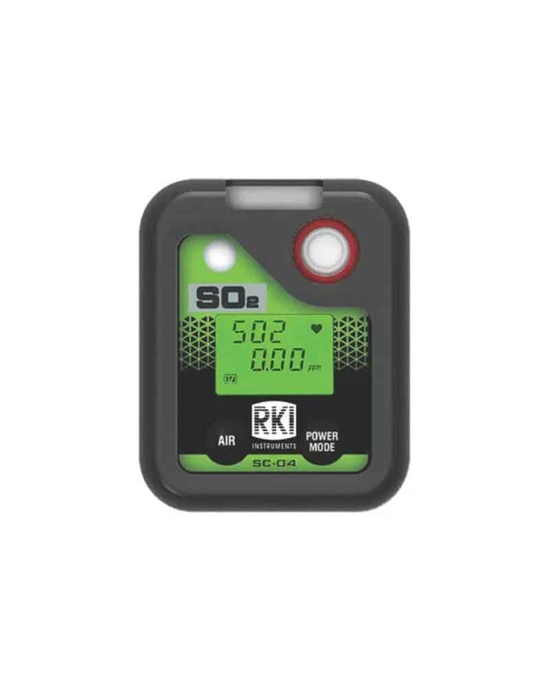 SC-04, Sulfur Dioxide (SO2) 0-100 ppm, alkaline batteries with alligator clip