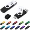 Shuffle Gyro Black Flash Drive – 8GB