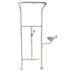 Double Column Stainless Steel Safety Shower with Eyewash SABS