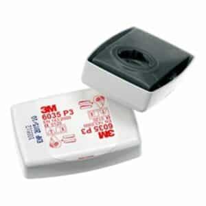 6035 P3 R Particulate Filter Solid and liquid particles. Solid plastic Case for rough application - Pair