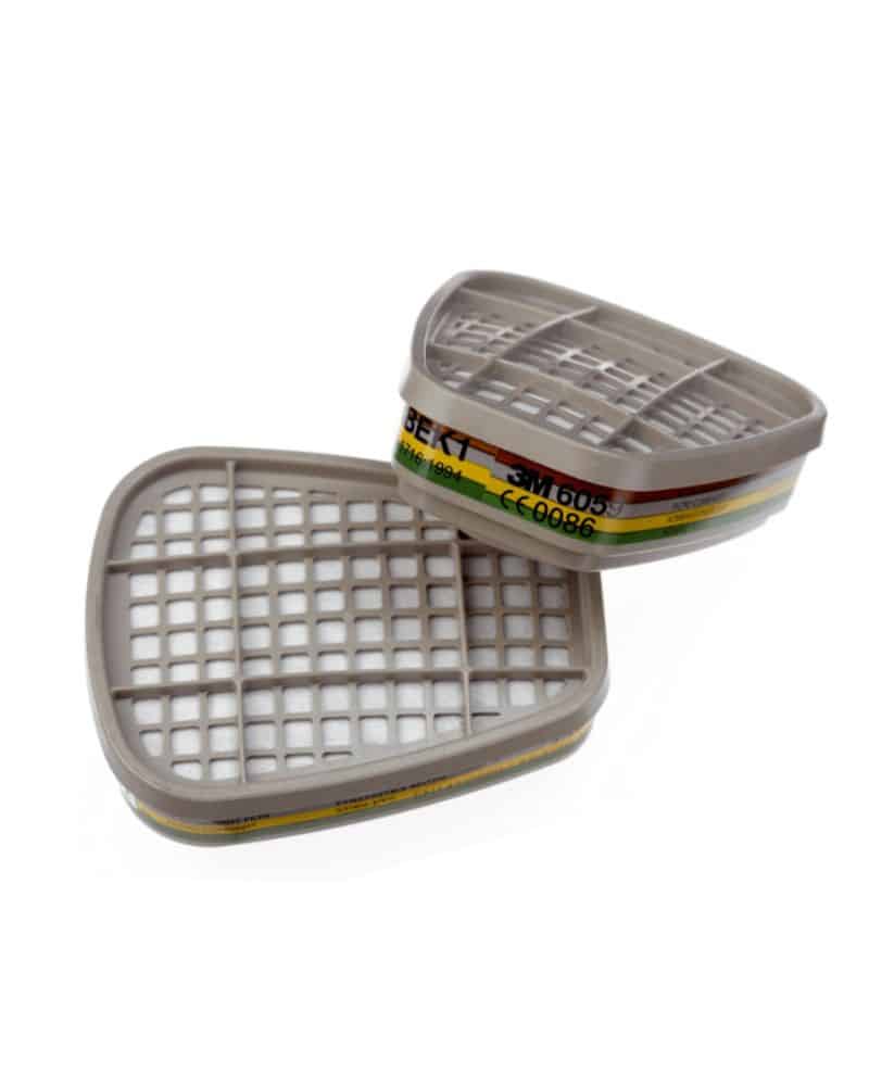 6059 ABEK1 Organic gases and vapours (bp>65°C), inorganic vapours, acid gases, ammonia and its derivatives- Pair