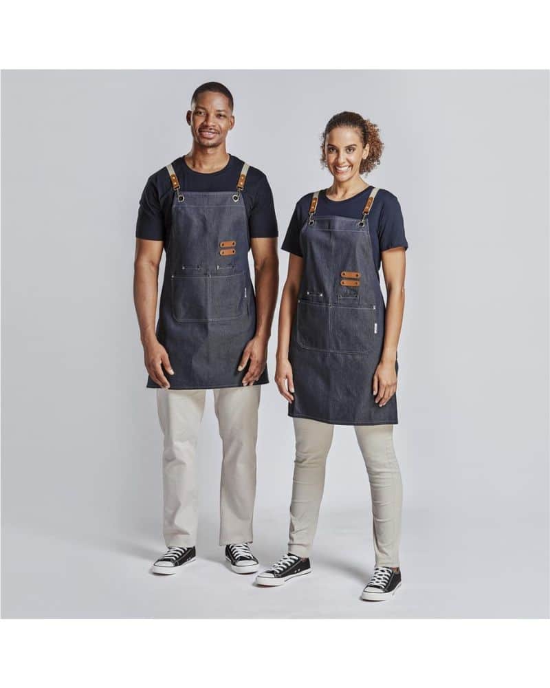 thumbnail interactive-video image 1 of Fame F9 - The Original Three Pocket Waist Apron In MOCHA 1 of 11