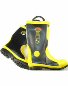 Fire Boots, CE+MED, HARVIK - Approvals: EN 15090:2012, EN ISO 20345:2011, EN 50321:1999 and SOLAS/MED