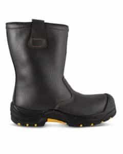 The Rigger Boot is a water and heat resistant non-metallic rigger work boot that features a water resistant upper, a midsole which includes high density mesh for anti-penetration, and a heat resistant outsole (up to 300° Celsius). ISO 20345 approved