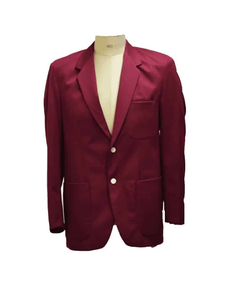 Blazer 100% Polyester  - Colours: Black,  Navy, Maroon, Bottle Green