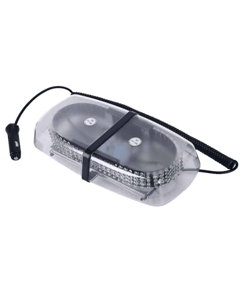 Oval Led Strobe Light Bar Yellow / White 5 Settings 300x150