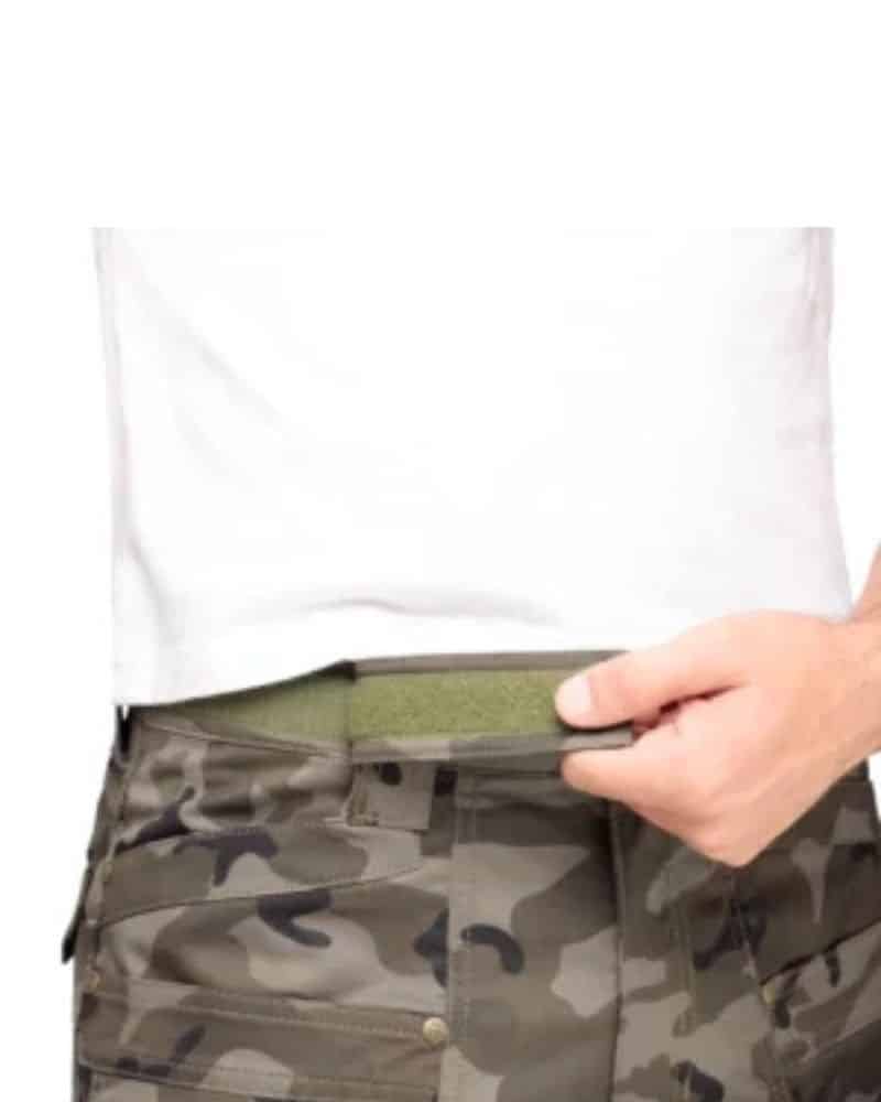 Boerboel Men's Adjustable Kalahari Shorts – Military - Image 3