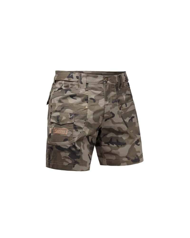Boerboel Men's Adjustable Kalahari Shorts – Military - Image 2