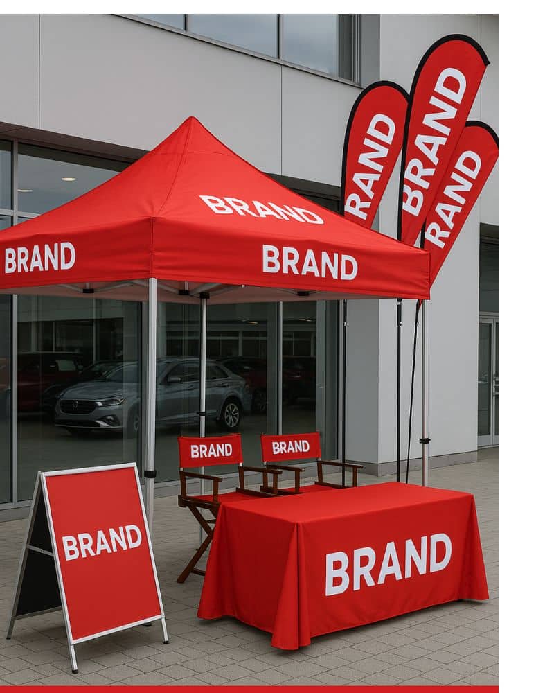 DELUXE BRANDED KIT Car Showroom Events Kit