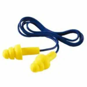 E-A-R UltraFit Earplugs Corded Yellow NRR25 CSA AL BOX OF 100