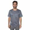 Maasai Buttoned Round Neck Scrubs Men's