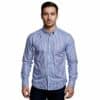 Branford Blue & White Check Lounge Shirt Men's