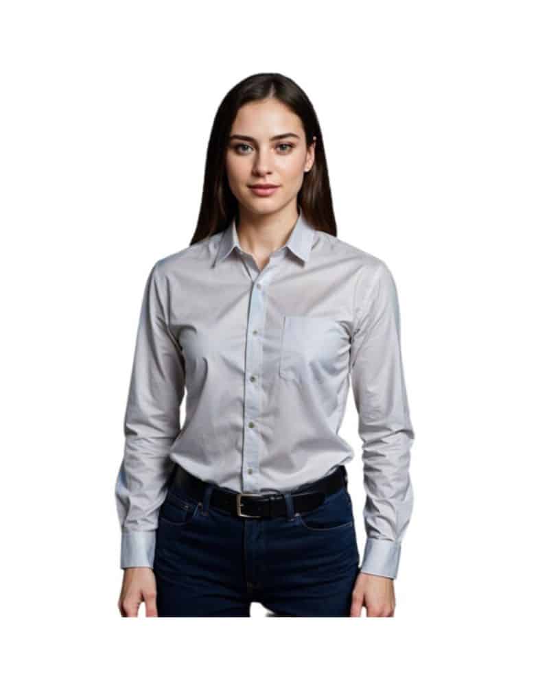 Flux Brushed Cotton Lounge Shirt Ladies - Image 4