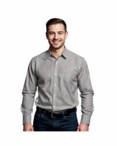 Skye Candy Stripe Lounge Shirt Men's