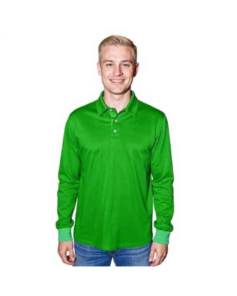 Sea Biscuit Combed Cotton Long Sleeve Golfer